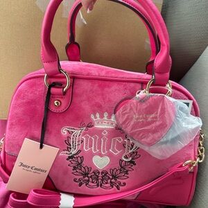 Juicy Couture free love bowler  heritage bag